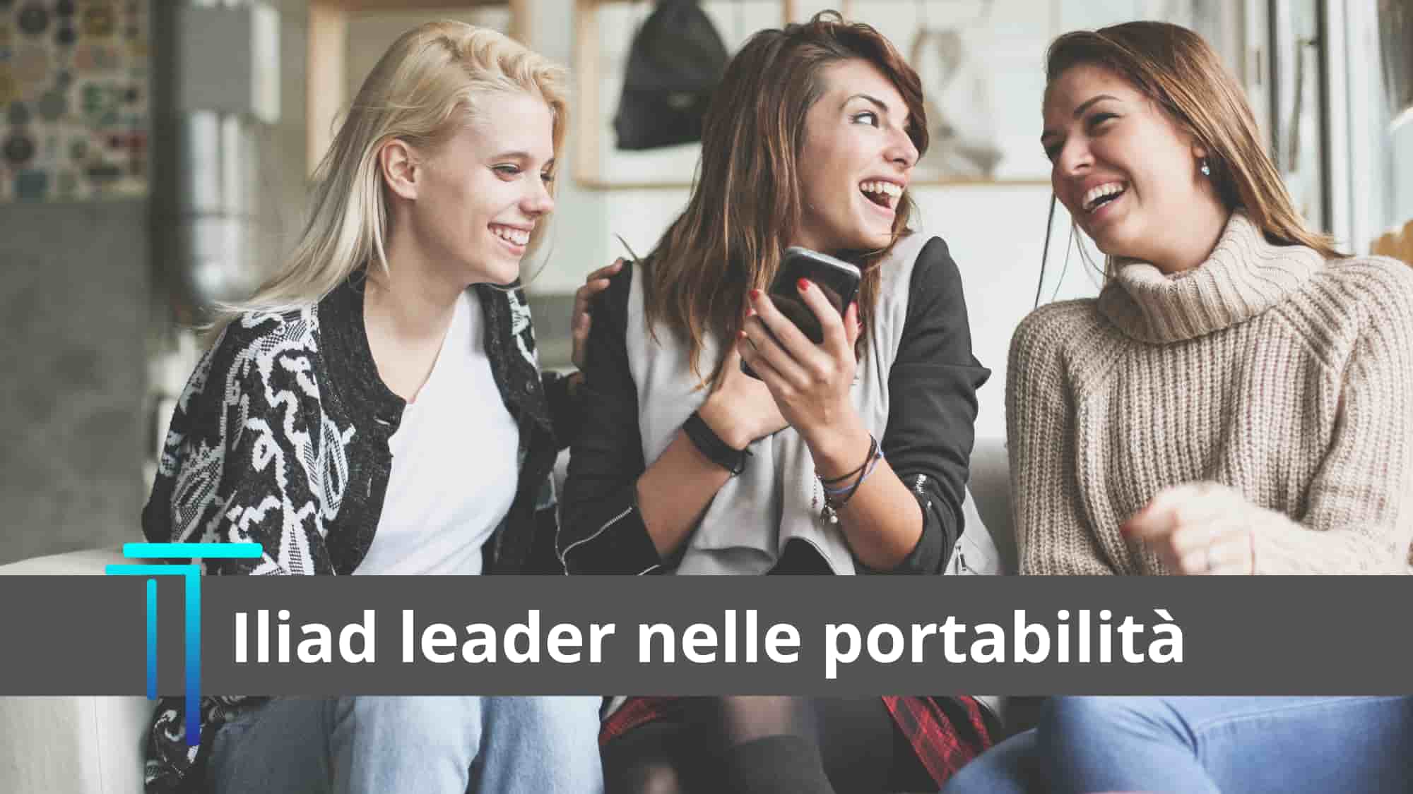 Iliad leader nelle MNP. Quota 21% per il gestore telefonico Iliad