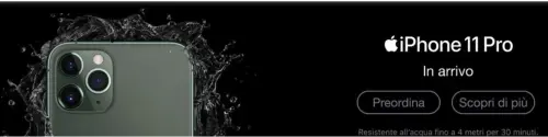 I nuovi iPhone Pro, Max e 11 nello store Iliad