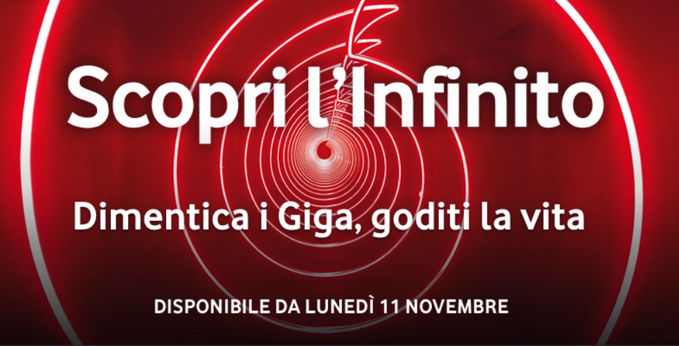 Infinito, la nuova gamma di offerte Vodafone: minuti e giga illimitati ma attenti alla velocità!