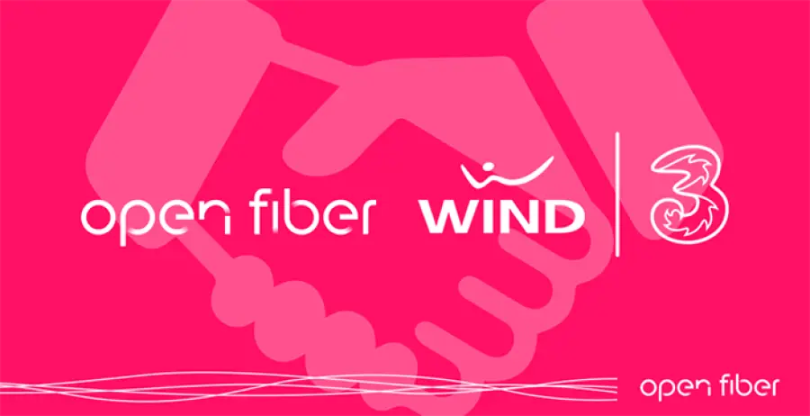 Wind Tre e Open Fiber insieme per abbattere il digital divide