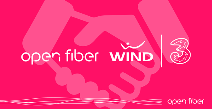 Wind Tre e Open Fiber insieme per abbattere il digital divide