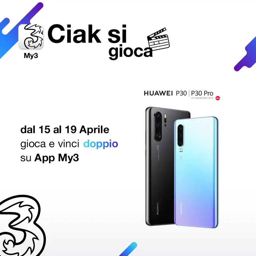 “Ciak Si Gioca”, parte la nuova edizione del concorso da 3 Italia