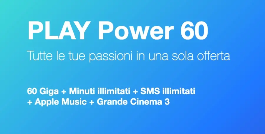 Tre Play Power 60: tanti giga, musica e cinema nella nuova offerta