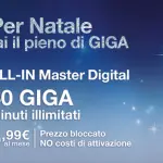 All-In Master digital: nuovo pieno di giga e chiamate con 3 Italia