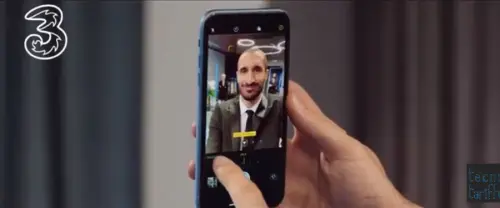 Ghenea-Chiellini nel nuovo spot Natale di 3 Italia