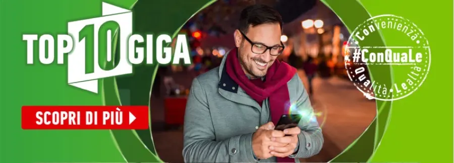 Coopvoce, ecco la TOP 10 Giga