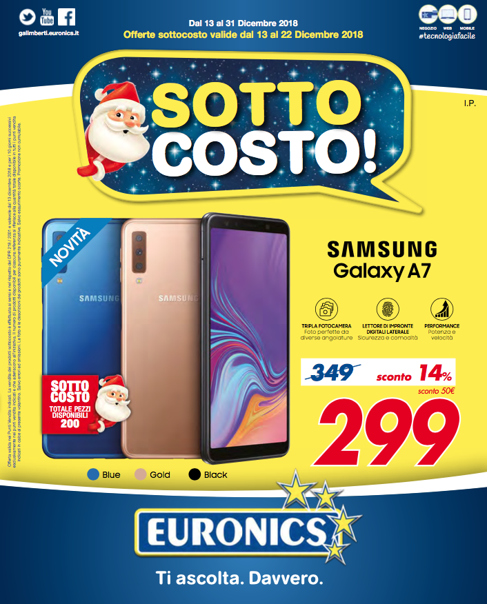 Torna il Sottocosto Euronics: nuova settimana di super sconti