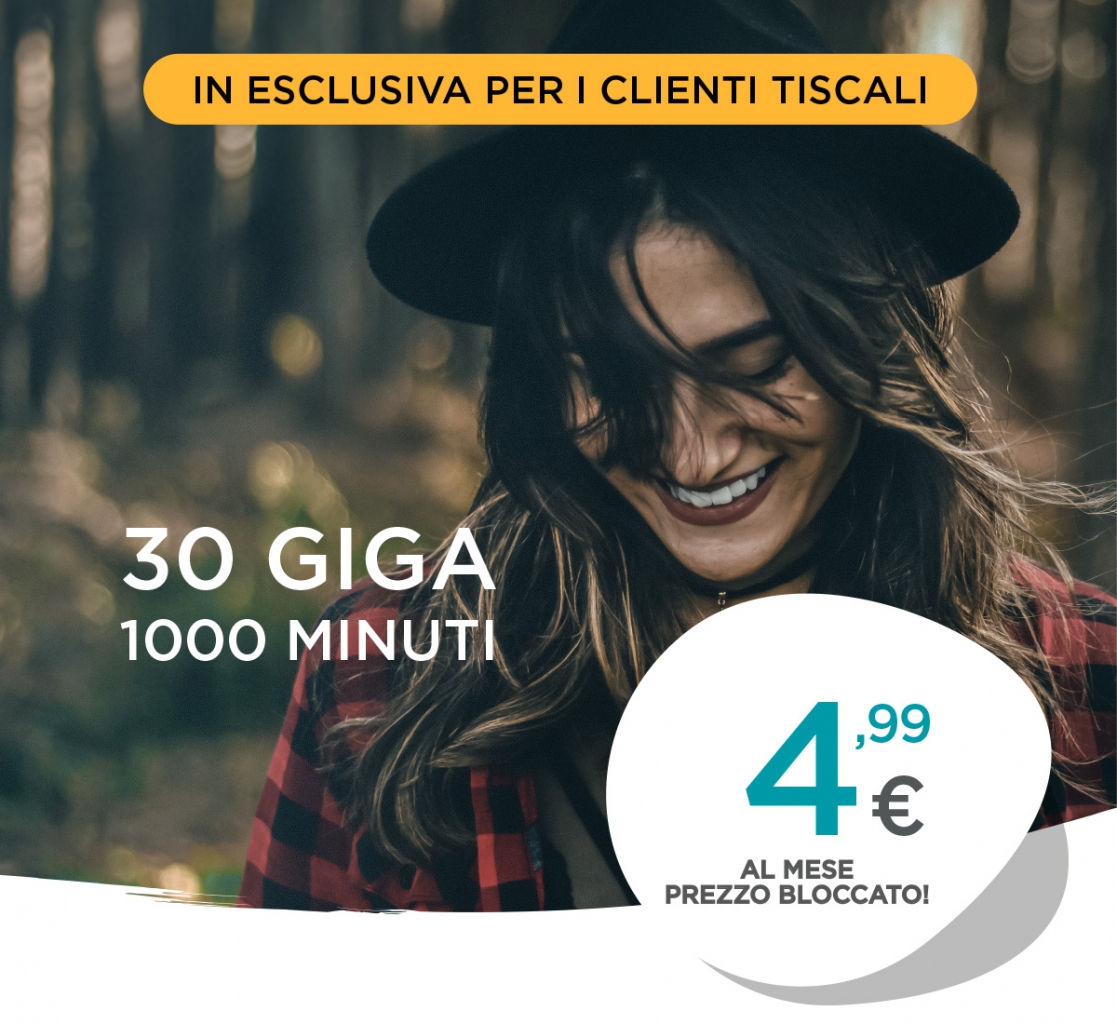 Mobile Top 30, l'offerta per i soli clienti Tiscali a tiratura limitata