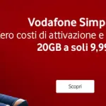 Riparte la Vodafone Simple +20, ma attenti al metodo di pagamento
