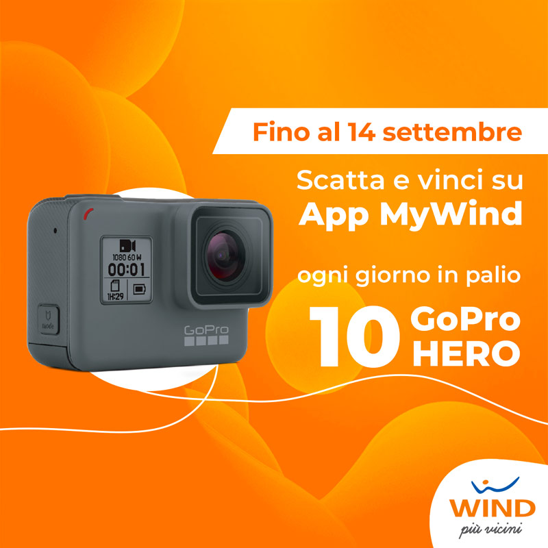 Wind - Tre: al via il concorso Scatta e vinci sull'app MyWind