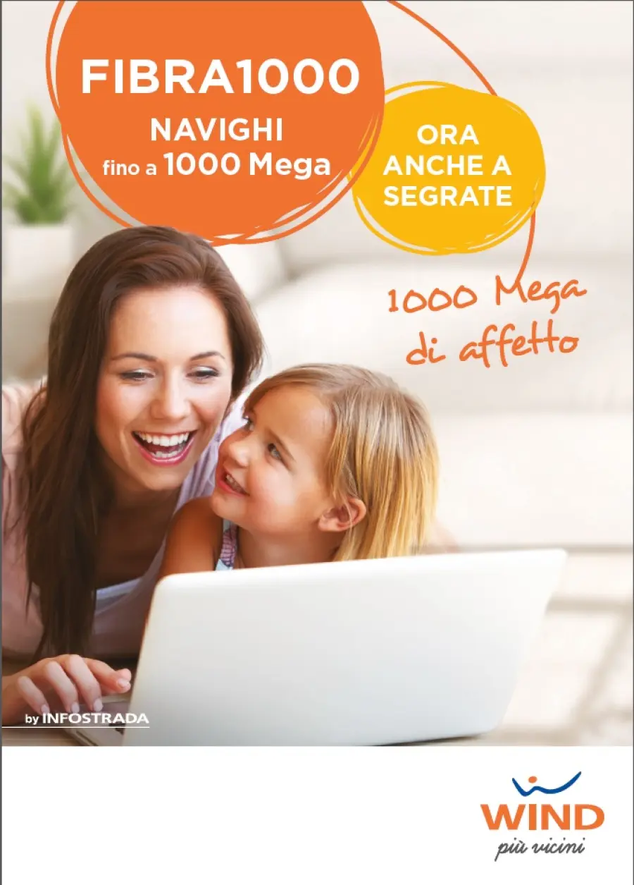 La fibra di Wind-Tre anche a Segrate