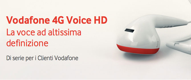 Voce 4G di Vodafone: da oggi il servizio è attivo per tutti sulle nuove offerte