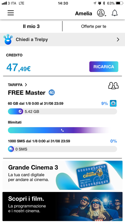 "My3", arriva la nuova app per i clienti da mobile di Wind Tre