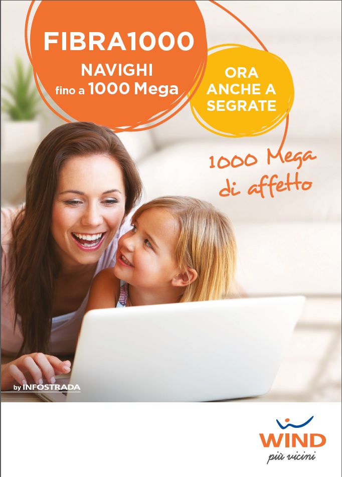 La fibra di Wind-Tre anche a Segrate