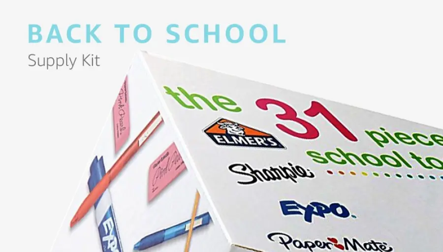 Amazon Back to school: un negozio dedicato agli articoli scolastici