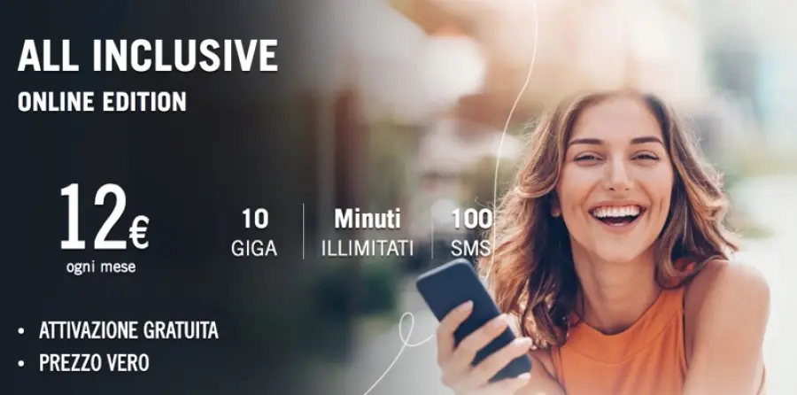 Wind All Inclusive online edition: promozione con giga, chiamate e Now Tv