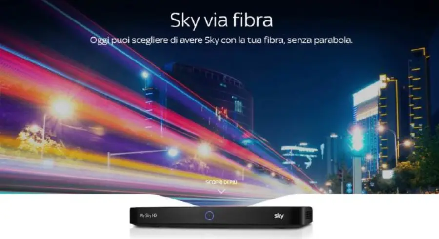 Arriva Sky senza parabola: ecco l'offerta
