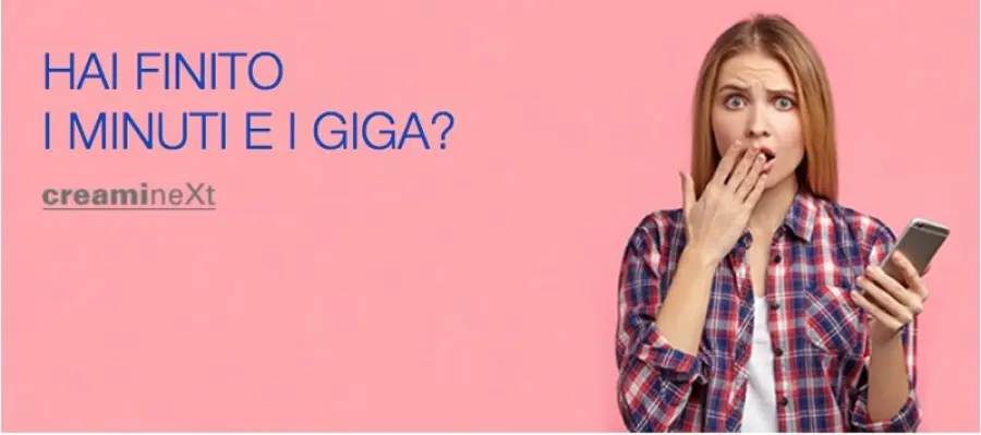 Creami Next di Postemobile: un pieno di giga e telefonate