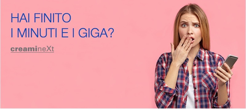 Creami Next di Postemobile: un pieno di giga e telefonate