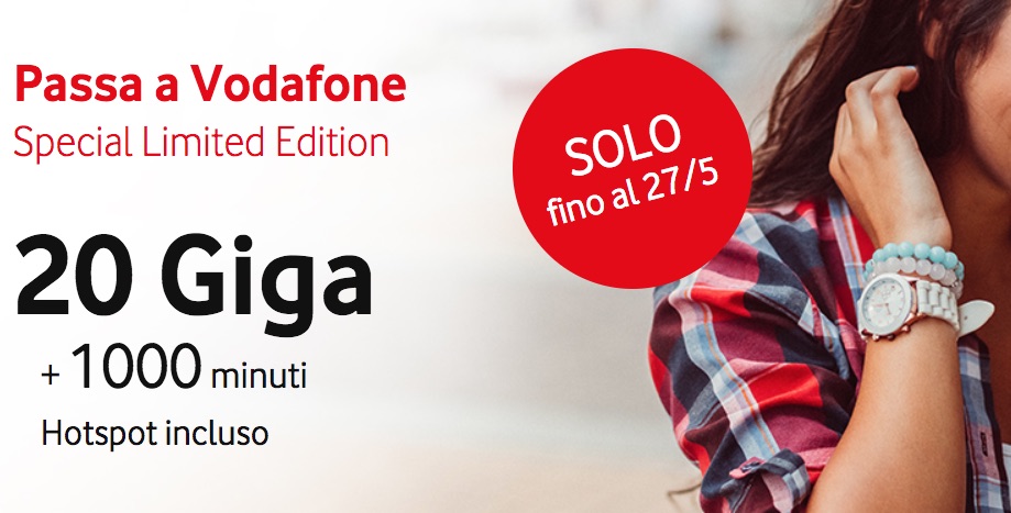 Vodafone Special Limited edition: solo per pochi giorni