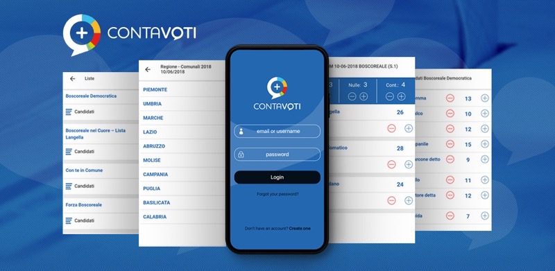 “Contavoti” l’app che visualizza e gestisce i risultati elettorali in tempo reale