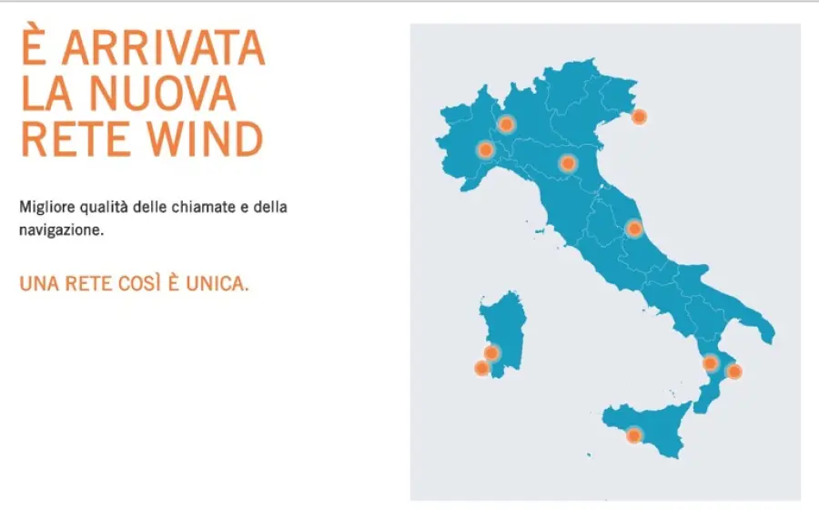 Wind-Tre, sta arrivando la rete unica: ecco le nuove Province