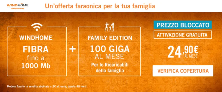 Wind Home Family edition anche con offerta Sky: la nuova super offerta Wind