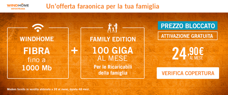 Wind Home Family edition anche con offerta Sky: la nuova super offerta Wind