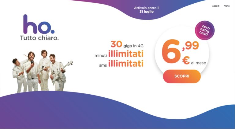 Ho mobile offerta