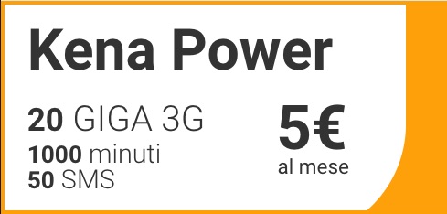 Kena Mobile rimodulazioni
