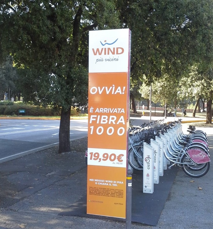 Fibra1000 Wind a Pisa