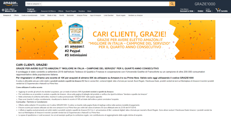 Amazon Grazie1000 big