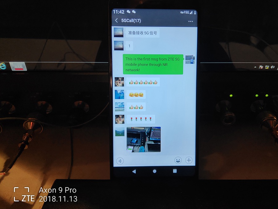 ZTE 5G Smartphone-WeChat Connection