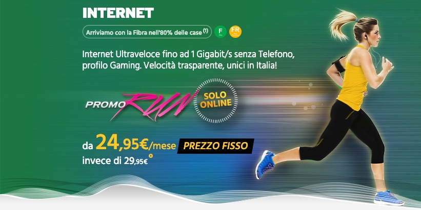 Fastweb RUN solo Internet