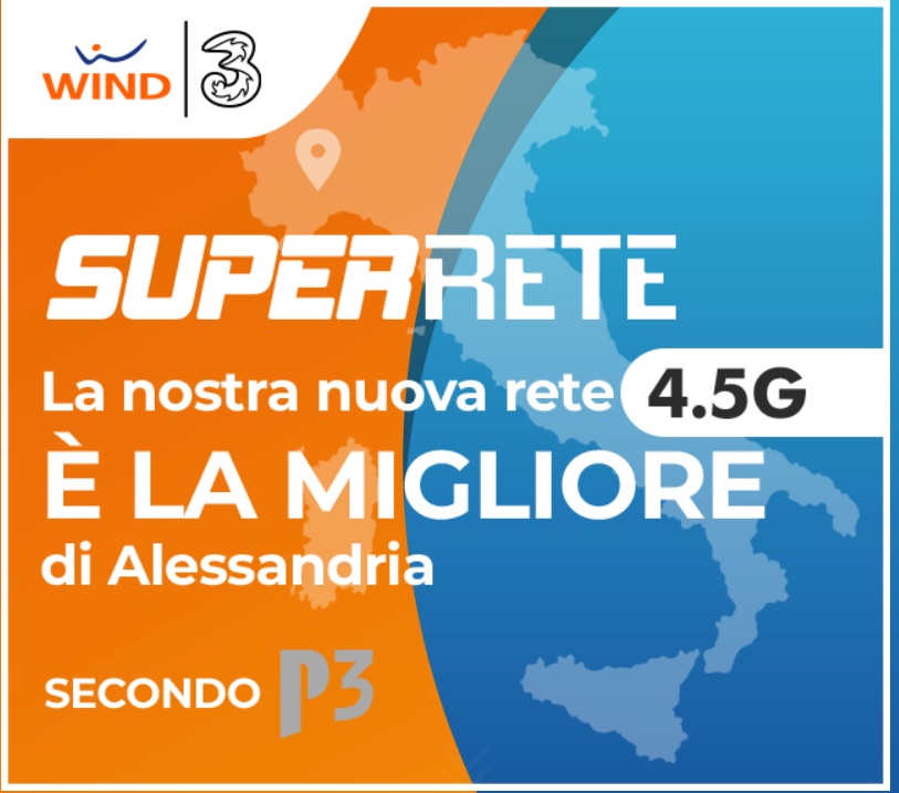 Super Rete 4.5G di Wind-Tre