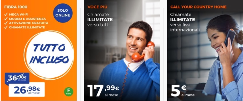 Offerta Fibra 1000 di Wind